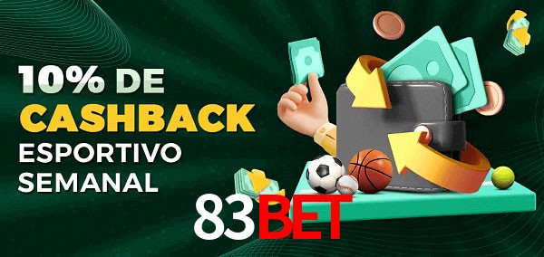 10% de bônus de cashback na 83Bet